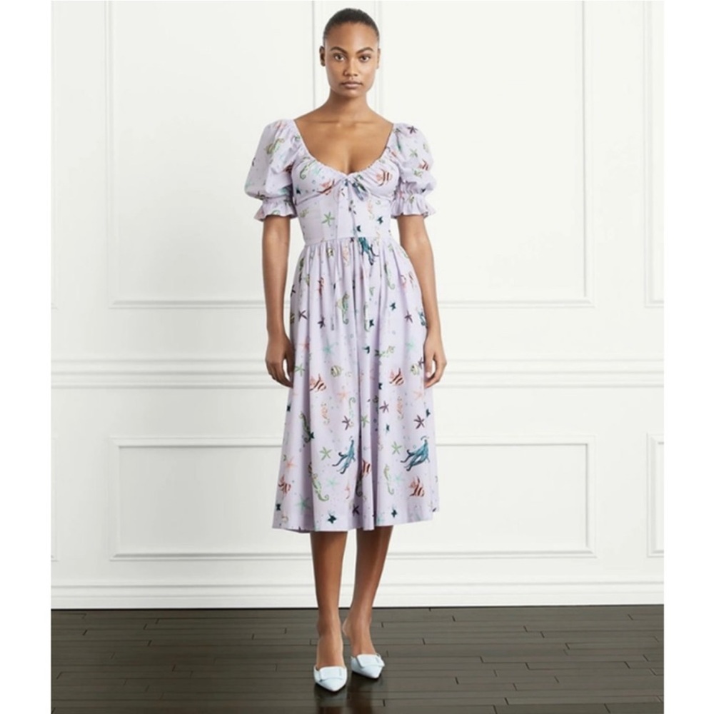 Hill House Ophelia Dress in Sea Creatures